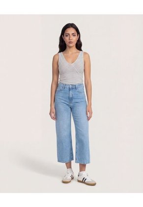 Body  Para Mujer Manga Sisa Color Azul Marca Ostu #40200223
