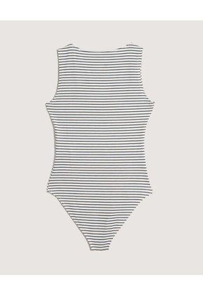 Body  Para Mujer Manga Sisa Color Azul Marca Ostu #40200223