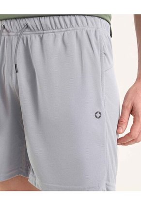 Bermuda Para Hombre Deportiva Medio Color Gris Claro Marca Ostu #60100412