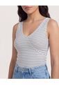 Body  Para Mujer Manga Sisa Color Azul Marca Ostu #40200223 de Ostu