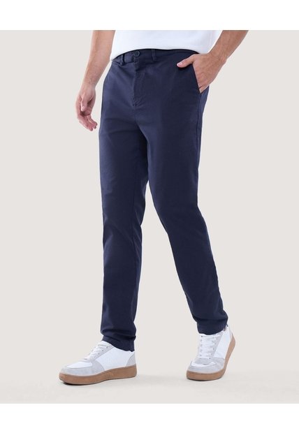 Pantalon Para Hombre Chino Color Azul  Marca Ostu #60070297