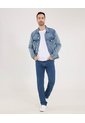 Jean Para Hombre Regular Color Azul  Marca Ostu #60160249 de Ostu
