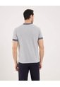 Camiseta Para Hombre Manga Corta Color Gris  Marca Ostu #60090902 de Ostu