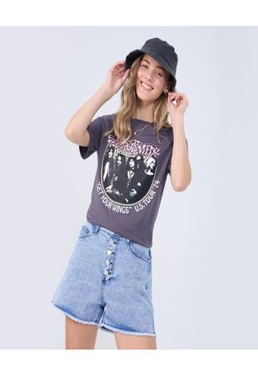 Camiseta Bandas Aerosmith Para Mujer #40092354 Ostu