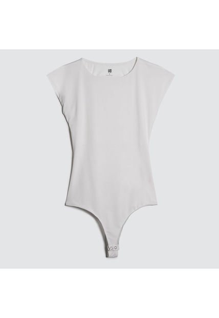 Body Para Mujer Manga Corta Color Blanco Marca Ostu #40200105