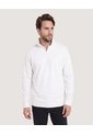 Buzo Half Zip  Para Hombre Crema Ostu de Ostu