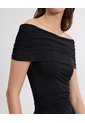 Vestido Para Mujer M/C Corto Color Negro Marca Ostu #40170318 de Ostu