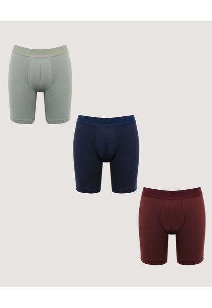 Pack X3 Boxer Medio Essential X3 Para Hombre Surtido Ostu