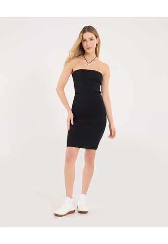 Vestido Para Mujer M/Sisa Medio Color Negro Marca Ostu #40170335 Ostu