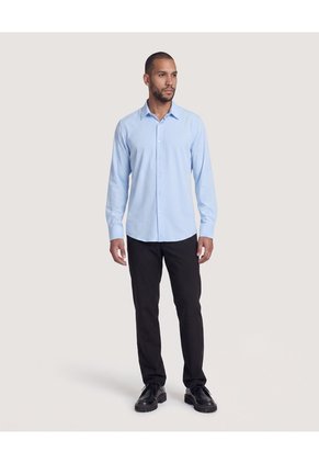 Pantalón Basico Chino  Para Hombre Negro Ostu