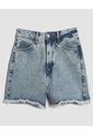 Short Para Mujer  Color Azul Claro Marca Ostu #40190305 de Ostu