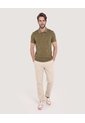Polo Tricot Textura Premium  Para Hombre Verde Ostu de Ostu