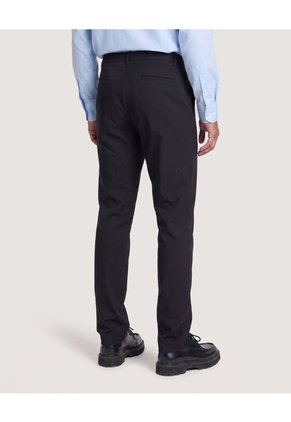 Pantalón Basico Chino  Para Hombre Negro Ostu