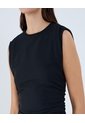 Vestido Para Mujer M/Sisa Medio Color Negro Marca Ostu #40170312 de Ostu