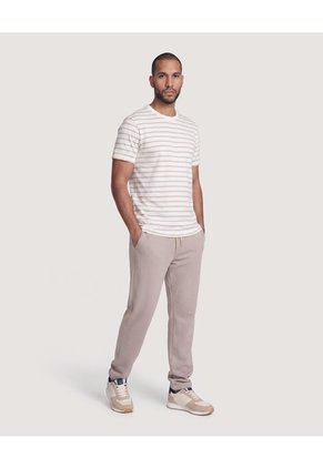 Jogger Casual Texturizado  Para Hombre Avena Ostu