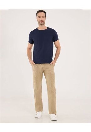 Camiseta Para Hombre Manga Corta Color Azul  Marca Ostu #60091580