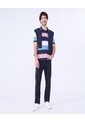 Polo Cuello Tejido A Rayas  Para Hombre Azul Ostu de Ostu