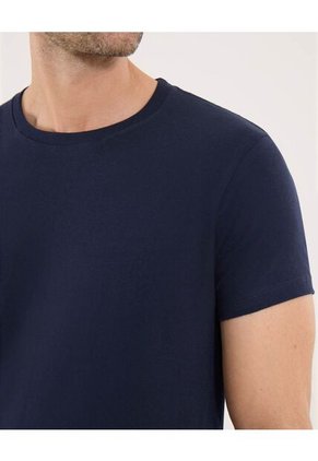 Camiseta Para Hombre Manga Corta Color Azul  Marca Ostu #60091580