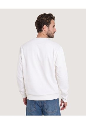 Buzo Mickey Track Club  Para Hombre Crema Ostu