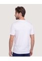 Camiseta Essential Cuello V  Para Hombre Blanco Ostu de Ostu