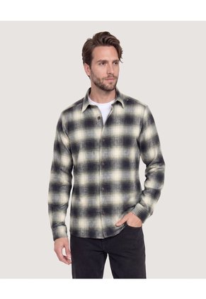 Camisa Leñadora Para Hombre Verde Ostu