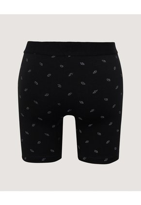 Boxer Medio Estampado Para Hombre Negro Ostu
