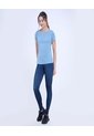 Leggins Para Mujer Largo Color Azul  Marca Ostu #40230579 de Ostu