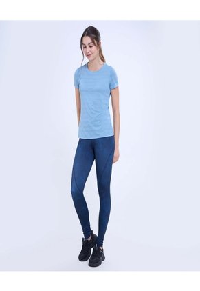 Leggins Para Mujer Largo Color Azul  Marca Ostu #40230579