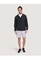 Chaqueta Packable Con Capota  Para Hombre Negro Ostu de Ostu