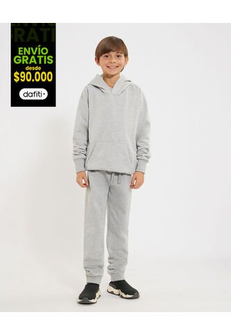 Pantalon Para Niño Jogger Color Gris  Marca Ostu #80070072 Ostu