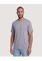 Camiseta Estampado Posterior  Para Hombre Gris Ostu de Ostu