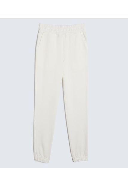 Pantalón Infantil Niña Jogger Color Crema Marca Ostu #90070064