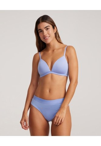 Brasier Para Mujer Copa Triangular Color Azul  Marca Ostu #40830014 Ostu