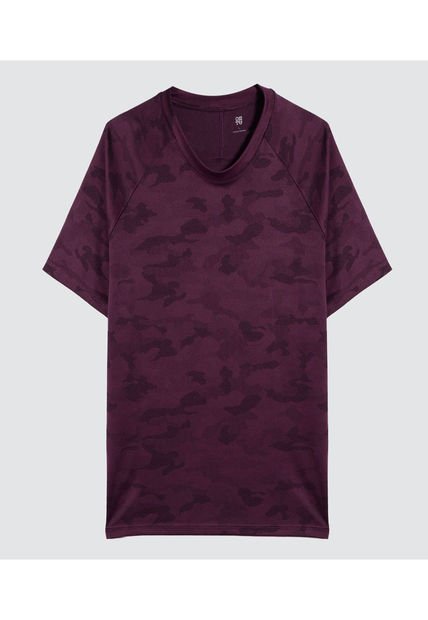 Camiseta Para Hombre Manga Corta Color Uva Marca Ostu #60091299