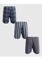 Pantaloncillo Para Hombre Boxer Bragueta Amplio Color Negro Marca Ostu #60000493 de Ostu