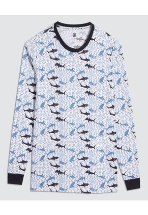 Pijama Para Niño M/L P/L Color Blanco Marca Ostu #80040095