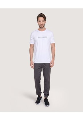 Camiseta Active Unleash  Para Hombre Blanco Ostu