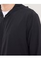 Chaqueta Packable Con Capota  Para Hombre Negro Ostu de Ostu