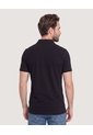 Polo Basica  Para Hombre Negro Ostu de Ostu