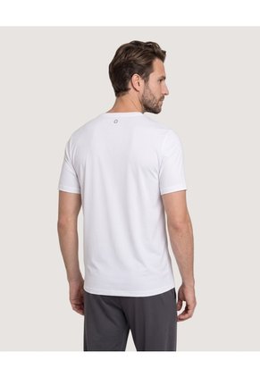 Camiseta Active Unleash  Para Hombre Blanco Ostu