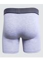 Boxer Para Hombre Bragueta Medio Algodón Color Gris  Marca Ostu #60000414 de Ostu