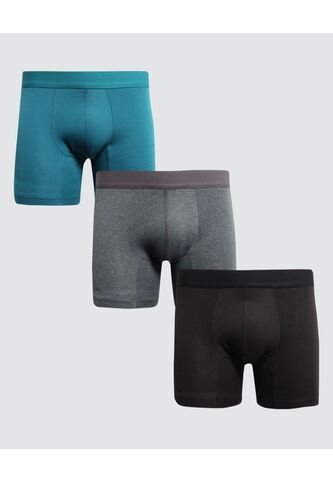 Boxer Para Hombre Filete Corto Algodón Color Pack X Marca Ostu #60000425 Ostu
