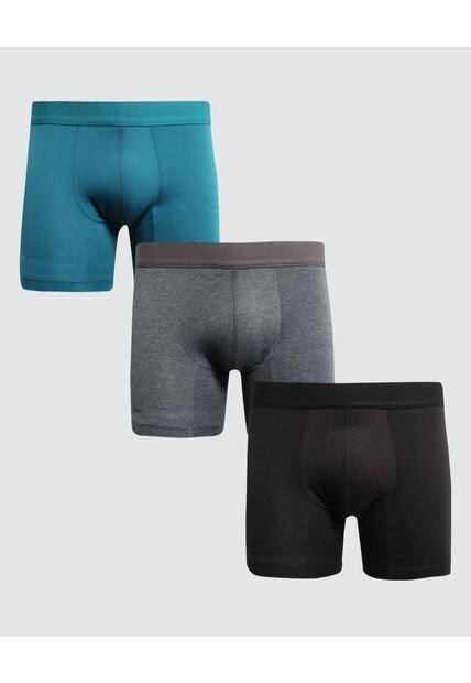 Boxer Para Hombre Filete Corto Algodón Color Pack X Marca Ostu #60000425