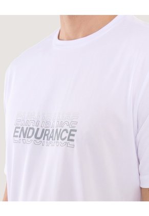 Camiseta Active Unleash  Para Hombre Blanco Ostu