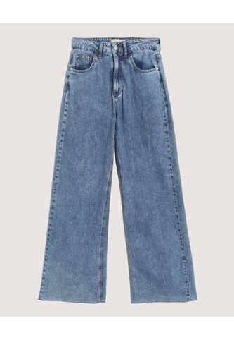 Jean  Para Mujer Wide-Leg Color Azul Marca Ostu #40160655 Ostu