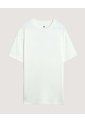 Camiseta Estampado Posterior  Para Hombre Crema Ostu de Ostu
