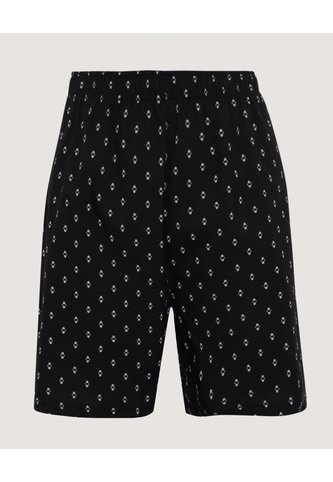 Boxer Amplio Estampado Geométrico X1 Para Hombre Negro Ostu Ostu