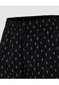 Boxer Amplio Estampado Geométrico X1 Para Hombre Negro Ostu de Ostu