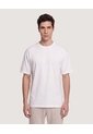 Camiseta Estampado Posterior  Para Hombre Crema Ostu de Ostu