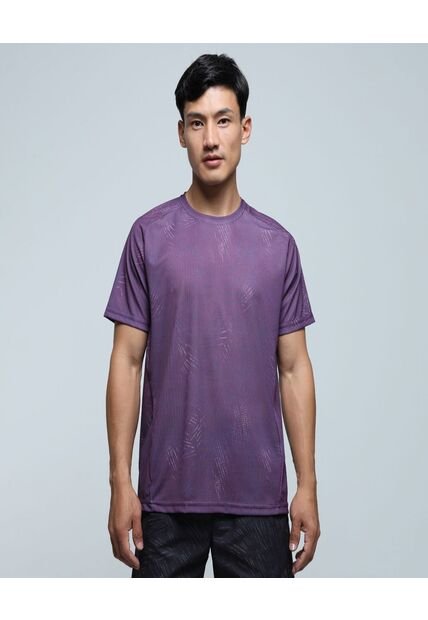 Camiseta Para Hombre Manga Corta Color Uva Marca Ostu #60091307